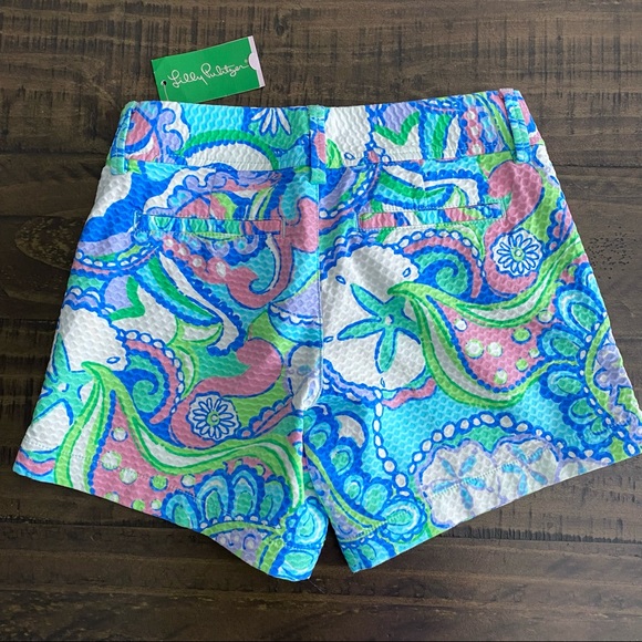 New Lilly Pulitzer Conch Republic 5” Callahan Shorts Size 00 - Picture 11 of 16